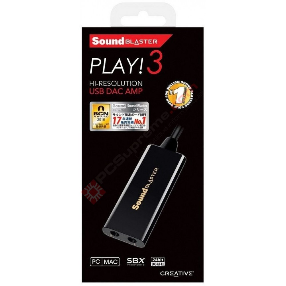 Sound Blaster PLAY! 3 USB 3.0