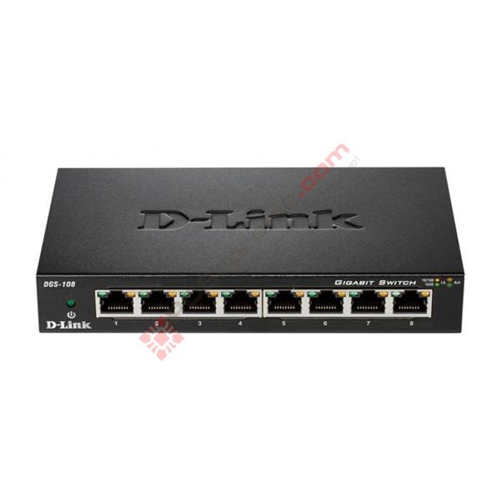 DGS-108 8 Ports 10/100/1000 Metal
