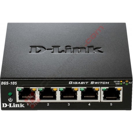 DGS-105 5 Ports 10/100/1000 Metal