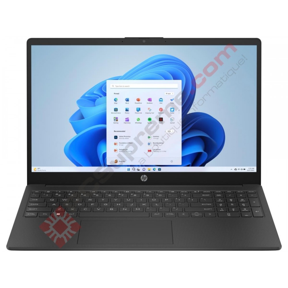 15, Core i3 N305, 512GB SSD, 8GB DDR4, 15.6", Win11 Home, Français, Noir