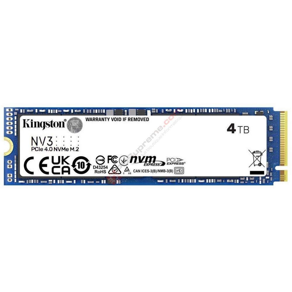 SSD NV3 4.0 TB M.2 2280 NVME Gen4