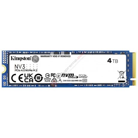 SSD NV3 4.0 TB M.2 2280 NVME Gen4