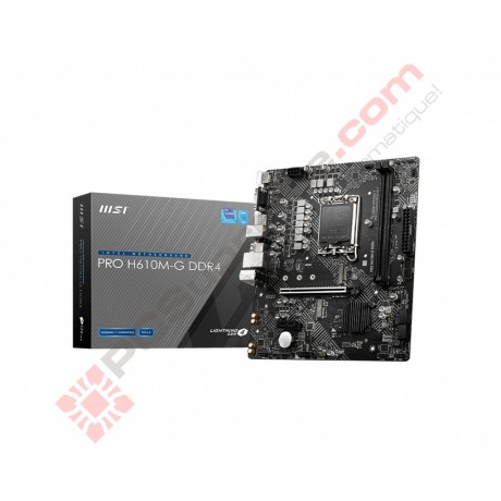 PRO H610M-G DDR4