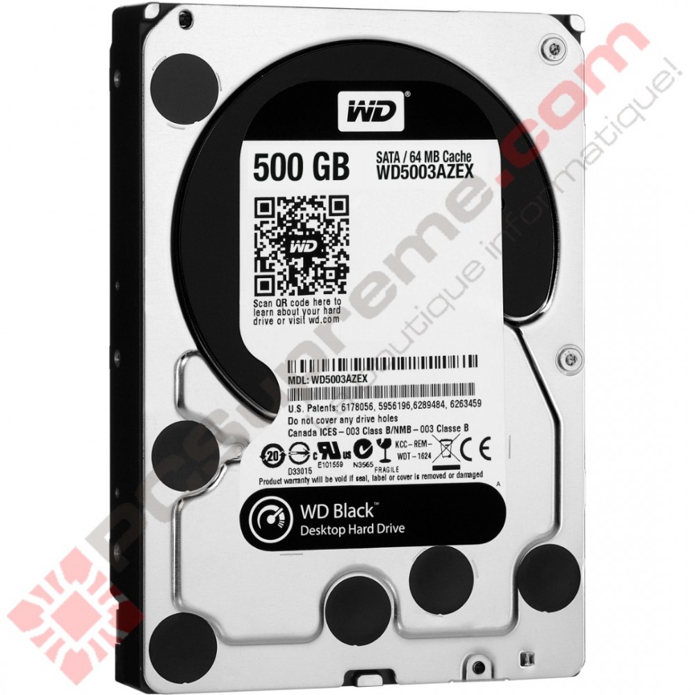 500 GB 7200 RPM 64MB Black SATA3 3.5"