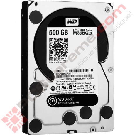 500 GB 7200 RPM 64MB Black SATA3 3.5"